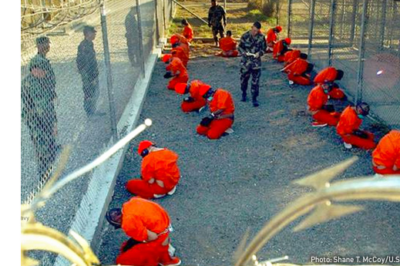 Prisoners at Guantanamo Bay