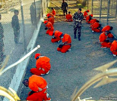 Prisoners at Guantanamo Bay