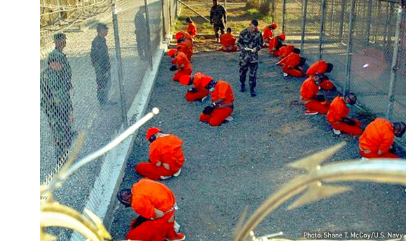 Prisoners at Guantanamo Bay