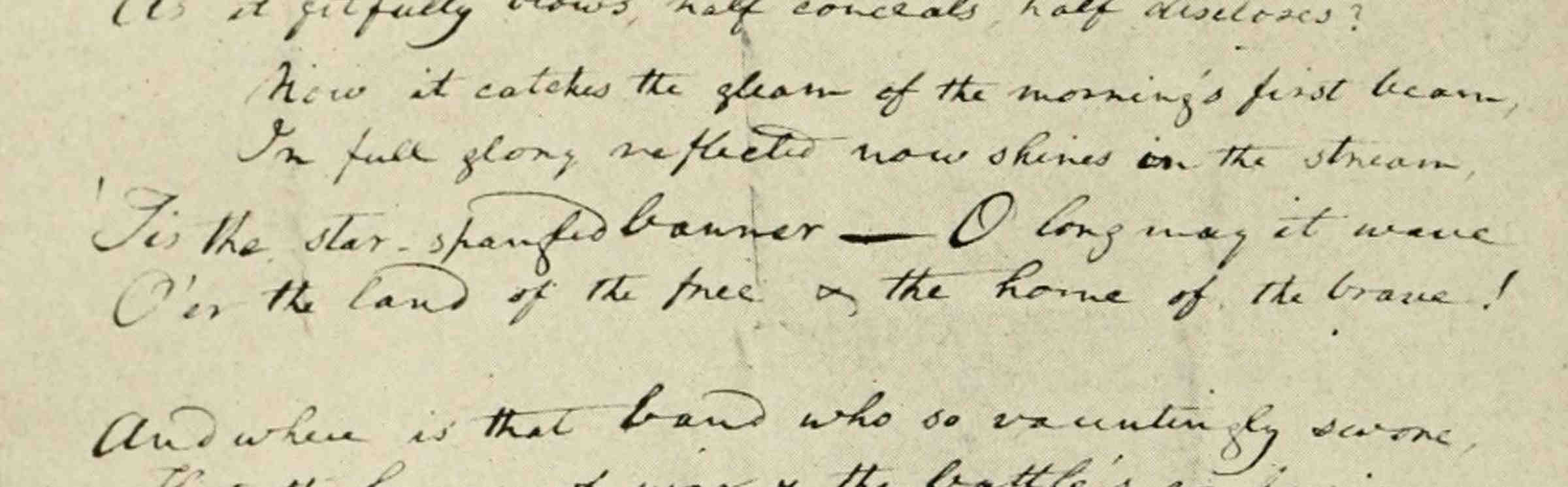 A paragraph of cursive script