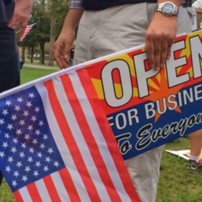 Open for Business To Everyone sign