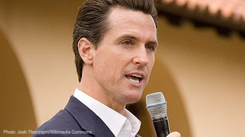 Lt Gov. Gavin Newsom