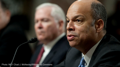 Secretary Jeh Johnson testifying