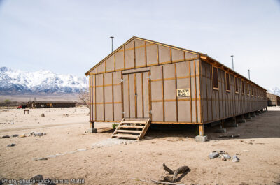 Manzanar Detention Center Barracks - Japanese-American interment camp during WW2