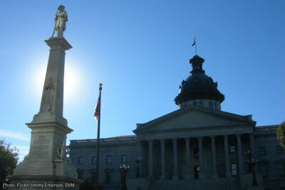 The Confederate Monument in South Carolina