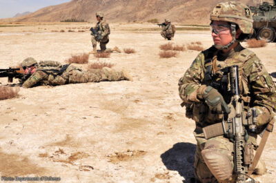 Department of Defense Photo: Female Soldiers in Combat