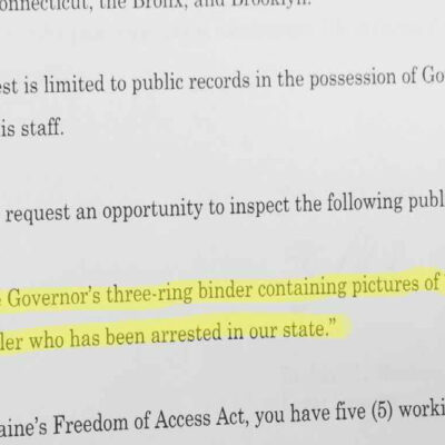 Maine public records request for Gov. LePage's binder full of alleged drug dealers