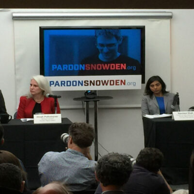 Pardon Snowden Presser