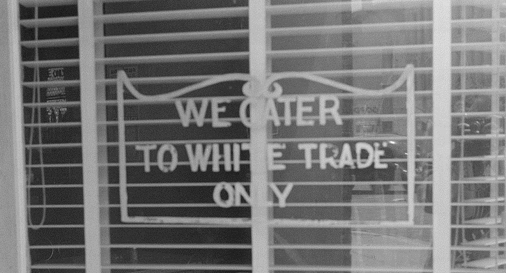 We Cater to White Trade Only Sign