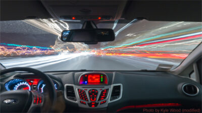 Photo of interior of car