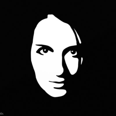 Silhouette of a face