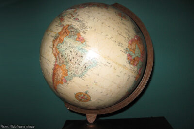 Photo of a globe