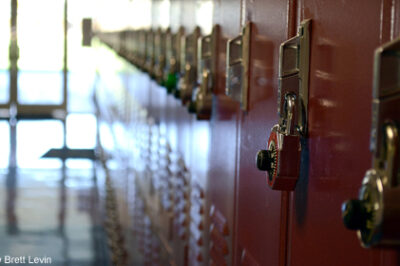 Photo of school lockers