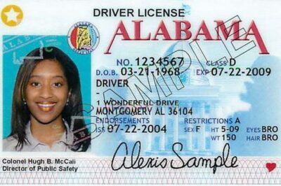 Alabama Driver License