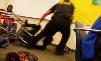 Police officer dragging child in SC classroom