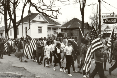 Voting rights marches in Selma, Alabama, in 1965
