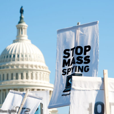 Stop Mass Spying; End Mass Surveillance