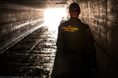Border Patrol Officer Tunnel