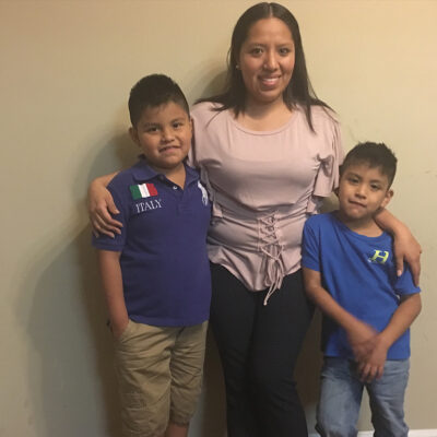 Jessica Colotl with her cousins