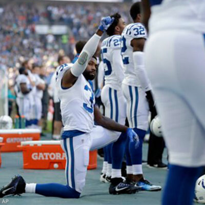 Colt Player Protesting Anthem