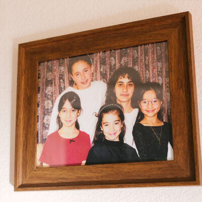 A picture of Jessica and her children