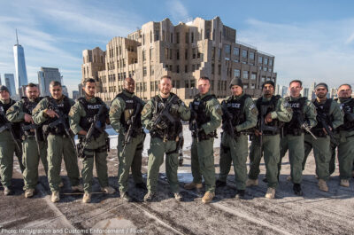 ICE on a Building in New York
