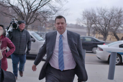 Kobach looking forlorn