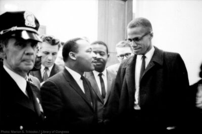 Martin Luther King + Malcolm X