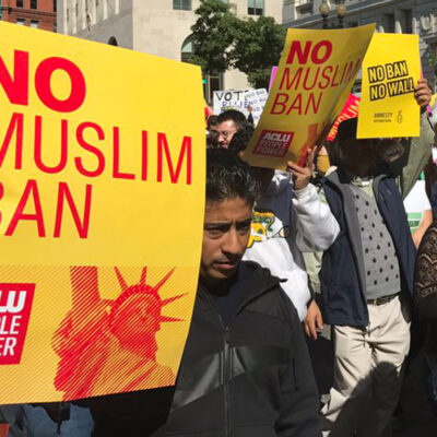 Muslim Ban 3 demonstration