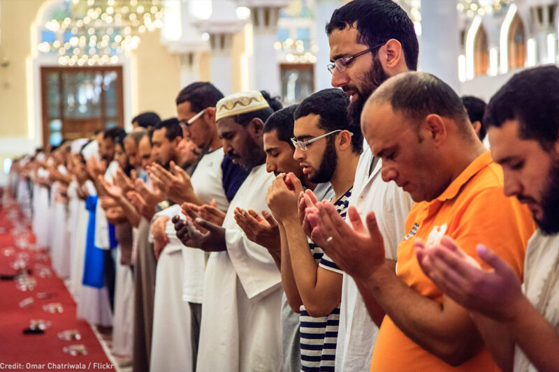 Muslims Praying