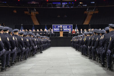 Police Officers Sitting