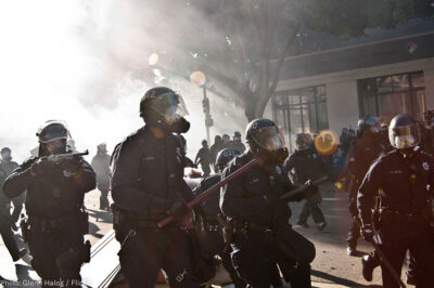 Police in Riot Gear