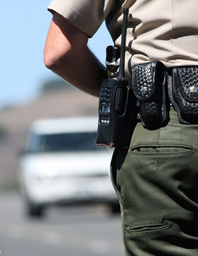 Police Stopping Car