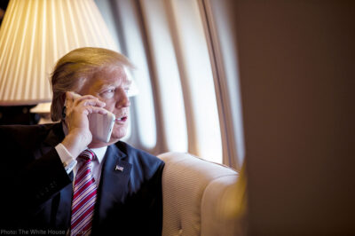 Trump on Phone