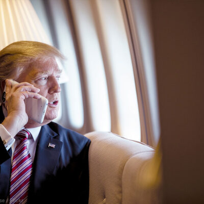 Trump on Phone