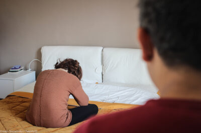 Woman on Bed