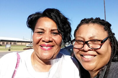 Alice Marie Johnson and her daughter