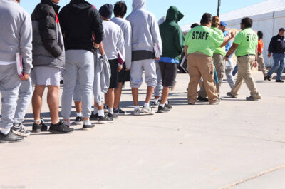 Immigrant Teens in Tornillo Camp