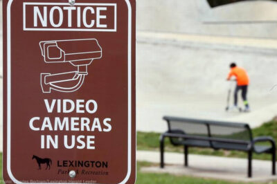 Notice: Video Cameras in Use, Lexington Department of Parks & Recreation