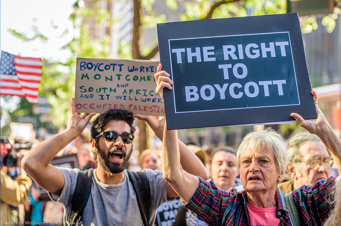 With the Right to Boycott Under Attack, Some Members of Congress Are  Pushing Back | American Civil Liberties Union