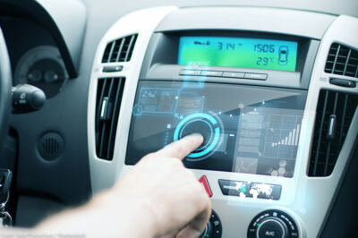 Computerized car control panel