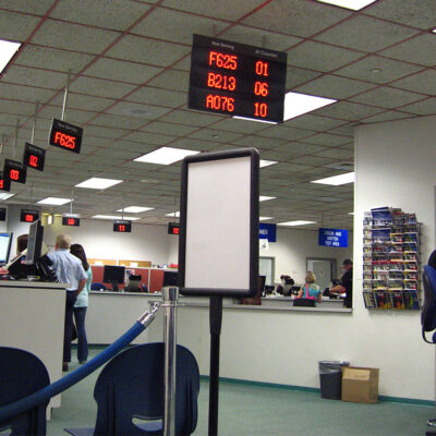 DMV interior