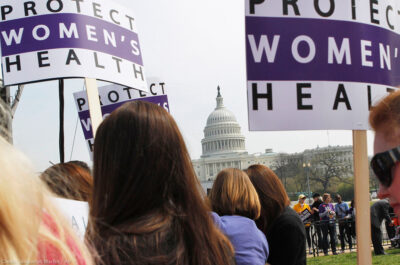 Protect Women's Health Demonstration at Capitol