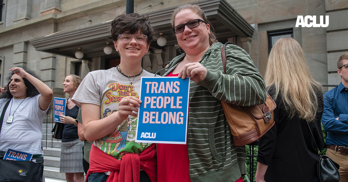 Trans Rights Aclu Collage Federal Appeals Courts Agree: Trans People Belong in Schools | American ...