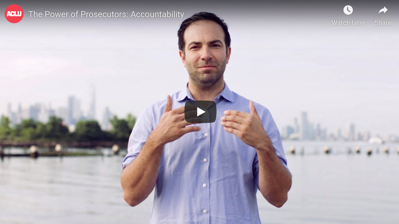 This video explains how voters can hold prosecutors accountable because power concedes nothing without a demand.