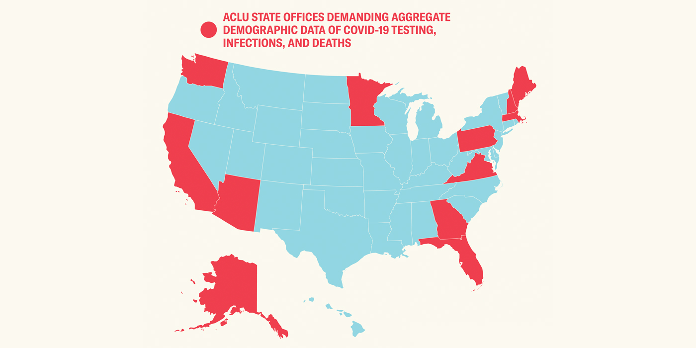 We're demanding states release demographic data.