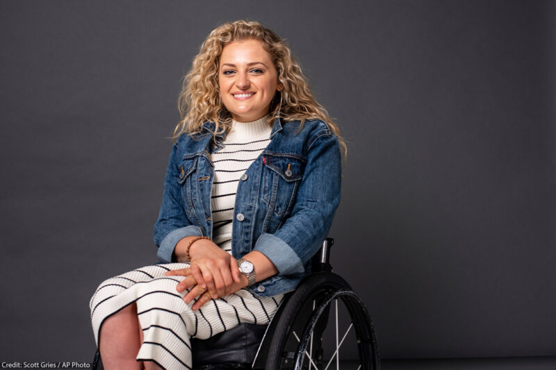 Ali Stroker poses for a portrait