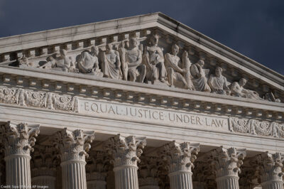 A view of the U.S. Supreme Court.