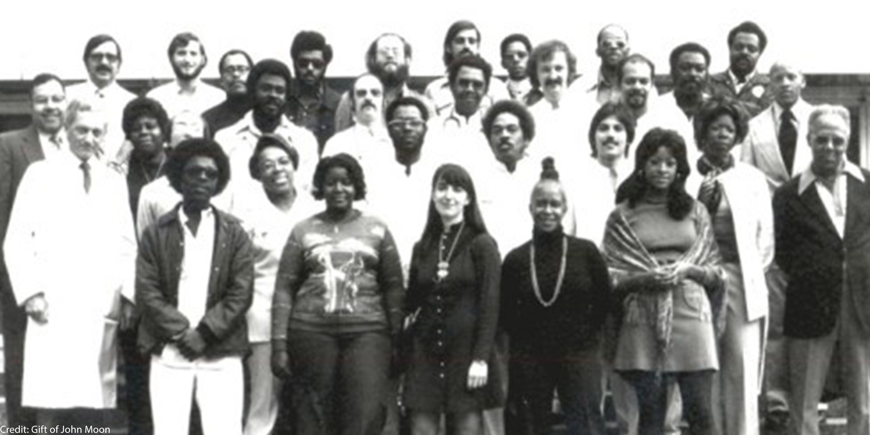 A portrait of individuals who were part of the Freedom House.