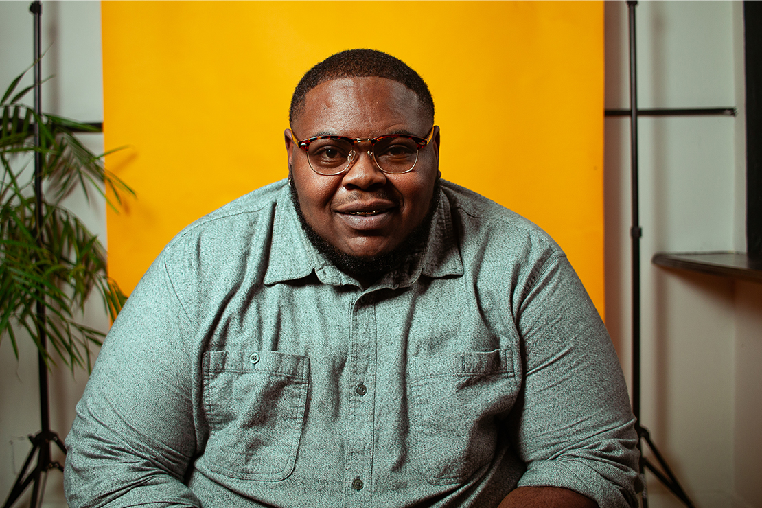 A portrait of Quentin Bell.